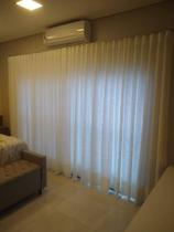 Cortinas Gaze de Linho Com Forro Microfibra Modelo prega macho 3,00X2,70 altura
