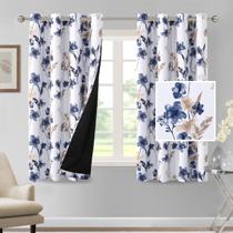 Cortinas H.VERSAILTEX 100% Blackout Cattleya Floral 160x160cm