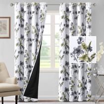 Cortinas H.VERSAILTEX 100% Blackout Cattleya Floral 214x213cm
