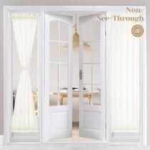 Cortinas HOMEIDEAS Non-See-Through French Door Ivory 66x183cm Cortinas HOMEIDEAS Non-See-Through French Door Ivory 66x183cm