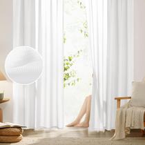 Cortinas HOMEIDEAS Non See Through Privacy Sheer White 132x213 cm Cortinas HOMEIDEAS Non See Through Privacy Sheer White 132x213 cm