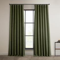 Cortinas HPD Half Price Drapes Faux Linen 254x243,84 cm cáqui