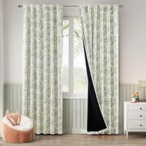 Cortinas Jinchan 100% Blackout Nursery 214 cm Verde Sálvia Cortinas Jinchan 100% Blackout Nursery 214 cm Verde Sálvia