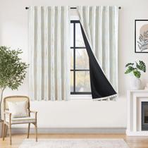 Cortinas jinchan Blackout Boho 160x160cm Moon Phases Print Cortinas jinchan Blackout Boho 160x160cm Moon Phases Print