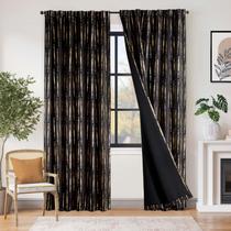 Cortinas Jinchan Blackout Boho 95% 213x214cm Moon Phases