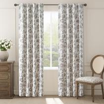 Cortinas jinchan Blackout Floral 213x102cm Taupe 2 painéis Cortinas jinchan Blackout Floral 213x102cm Taupe 2 painéis