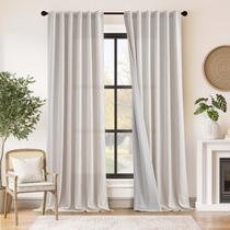 Cortinas jinchan Linen Blackout 24 cm Bedroom Living Room