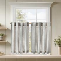Cortinas jinchan Linen Kitchen Listrado Tier 45 cm Cortinas jinchan Linen Kitchen Listrado Tier 45 cm