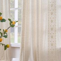Cortinas jinchan Weslie Boho Lined Linen 213x213cm Ivory Cortinas jinchan Weslie Boho Lined Linen 213x213cm Ivory