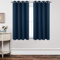 Cortinas Joydeco 160 cm 2 Paneles Térmicos Aislantes Azul Marino
