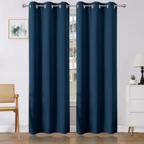 Cortinas Joydeco Azul Marinho 95x213 cm Térmicas (2 painéis) Cortinas Joydeco Azul Marinho 95x213 cm Térmicas (2 painéis)