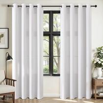 Cortinas Joydeco com isolamento térmico, 2 painéis, 108 polegadas, brancas Cortinas Joydeco com isolamento térmico, 2 painéis, 108 polegadas, brancas