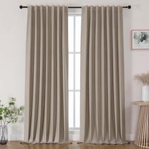 Cortinas Joydeco Linen 132x229 cm 100% Blackout 2 painéis Cortinas Joydeco Linen 132x229 cm 100% Blackout 2 painéis