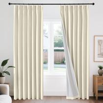 Cortinas Joydeco Plisadas de Lino 100% Opacas 102x274 cm Cortinas Joydeco Plisadas de Lino 100% Opacas 102x274 cm