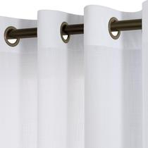 Cortinas KOUFALL, linho branco, 213 cm de comprimento, fazenda moderna
