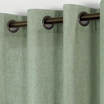 Cortinas KOUFALL Sage Green Sheer Linen com 214 cm de comprimento para sala de estar