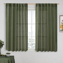 Cortinas Lamit Linen 132x137 cm, filtragem de luz, 2 painéis Cortinas Lamit Linen 132x137 cm, filtragem de luz, 2 painéis