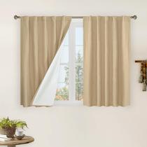 Cortinas LAMIT Natural 100% Blackout Linen 42x100cm Marfim Cortinas LAMIT Natural 100% Blackout Linen 42x100cm Marfim