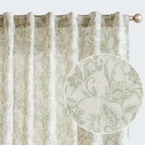 Cortinas Lazzzy Linen Farmhouse Green Floral Print 214 cm Cortinas Lazzzy Linen Farmhouse Green Floral Print 214 cm