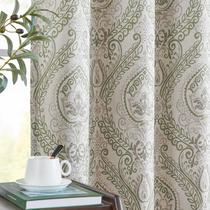Cortinas: linho, escurecimento texturizado, 183 cm, comprimento, 2 painéis