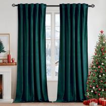 Cortinas MIULEE de Terciopelo 213x213 cm 2 Paneles Opacos Verde Esmeralda Cortinas MIULEE de Terciopelo 213x213 cm 2 Paneles Opacos Verde Esmeralda