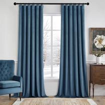 Cortinas MIULEE de veludo 229 x 127 cm, 2 painéis, cinza-ardósia escuro Cortinas MIULEE de veludo 229 x 127 cm, 2 painéis, cinza-ardósia escuro