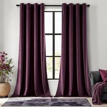 Cortinas MIULEE Velvet Purple Orchid 132x213cm Conjunto de 2 Cortinas MIULEE Velvet Purple Orchid 132x213cm Conjunto de 2
