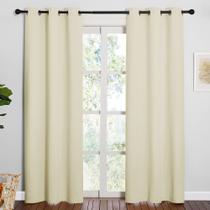 Cortinas NICETOWN Blackout 2 painéis 107x213cm Bege