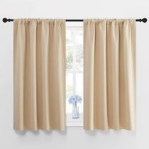 Cortinas NICETOWN Blackout Biscotti Beige 107 x 114 cm (conjunto de 2) Cortinas NICETOWN Blackout Biscotti Beige 107 x 114 cm (conjunto de 2)