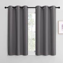Cortinas NICETOWN Blackout Drapery Panels 107x127cm Cinza 2P