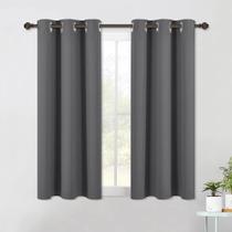 Cortinas NICETOWN Blackout Drapery Panels 107x137cm Cinza Cortinas NICETOWN Blackout Drapery Panels 107x137cm Cinza