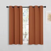 Cortinas NICETOWN Burnt Orange 86x122 cm com isolamento térmico Cortinas NICETOWN Burnt Orange 86x122 cm com isolamento térmico