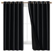 Cortinas NICETOWN Complete 100% Blackout 70x160cm 2 painéis