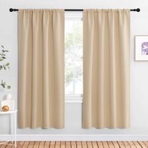 Cortinas NICETOWN Kitchen Room Darkening Biscotti Beige 42x72cm Cortinas NICETOWN Kitchen Room Darkening Biscotti Beige 42x72cm