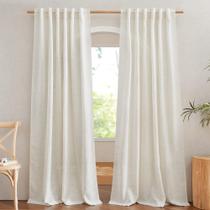 Cortinas NICETOWN Linen Sheer 275x140cm Rod Pocket Burlap Cortinas NICETOWN Linen Sheer 275x140cm Rod Pocket Burlap