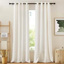 Cortinas NICETOWN: linho, 213 cm de comprimento, 2 peças Cortinas NICETOWN: linho, 213 cm de comprimento, 2 peças