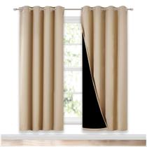 Cortinas NICETOWN Living Room Blackout Biscotti Beige 132x183cm Cortinas NICETOWN Living Room Blackout Biscotti Beige 132x183cm