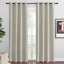 Cortinas NICETOWN Natural Room Darkening de 220 cm de comprimento (conjunto de 2)