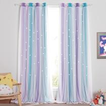 Cortinas NICETOWN para meninas, quarto, mix and match, Kids Curt