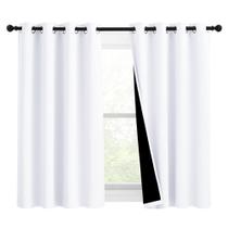 Cortinas NICETOWN Pure White 100% Blackout 46x54cm (1 par) Cortinas NICETOWN Pure White 100% Blackout 46x54cm (1 par)