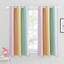 Cortinas NICETOWN Rainbow Kitchen 107x114cm Conjunto de 2