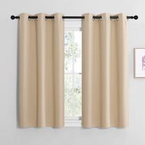 Cortinas NICETOWN Room Darkening Biscotti Beige 42x48cm 2 painéis Cortinas NICETOWN Room Darkening Biscotti Beige 42x48cm 2 painéis