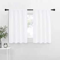 Cortinas NICETOWN RV para janelas de campismo brancas 42x36 cm 1 par