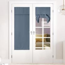 Cortinas NICETOWN Stone Blue French Door 66x160cm Blackout Cortinas NICETOWN Stone Blue French Door 66x160cm Blackout