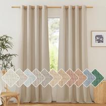 Cortinas NICETOWN Thick Linen 140x213cm Filtro de luz de privacidade