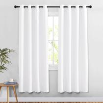 Cortinas NICETOWN White Doorway 198cm de comprimento 2 painéis W132 x L198 Cortinas NICETOWN White Doorway 198cm de comprimento 2 painéis W132 x L198