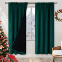 Cortinas Opacas BGment Verde Navidad 213 cm 2 Paneles Cortinas Opacas BGment Verde Navidad 213 cm 2 Paneles