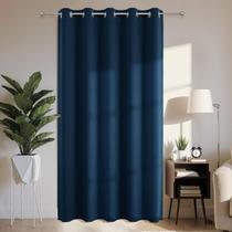 Cortinas Opacas para Puerta Corredera de Patio Joydeco 70x213 cm Azul Marino Cortinas Opacas para Puerta Corredera de Patio Joydeco 70x213 cm Azul Marino