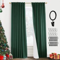 Cortinas PANELSBURG Emerald Green Blackout 214cm com acessórios Cortinas PANELSBURG Emerald Green Blackout 214cm com acessórios