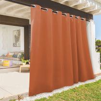 Cortinas para Exteriores RYB HOME Impermeables, Opacas y para Privacidad en Rojo